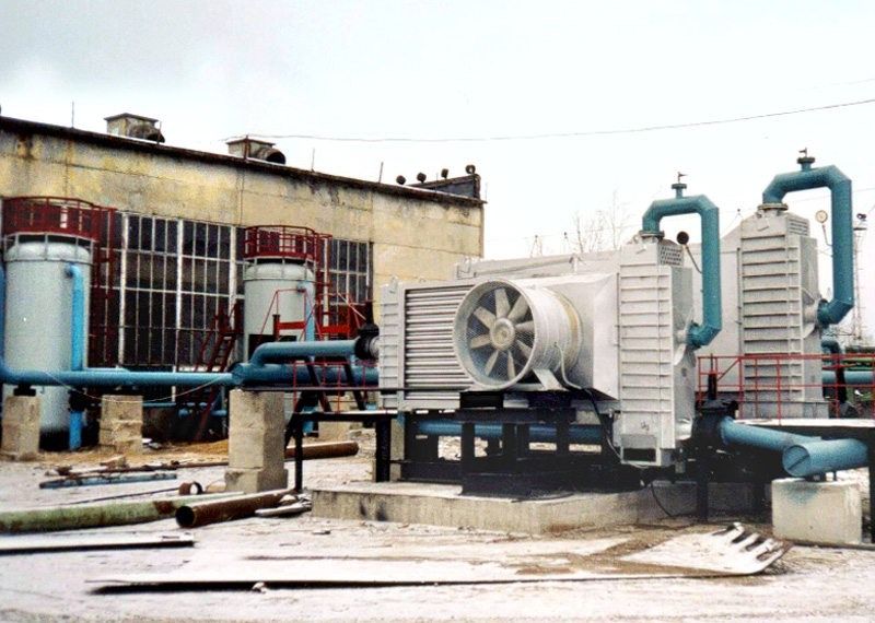 Application of pressure air drier, type "OCB"