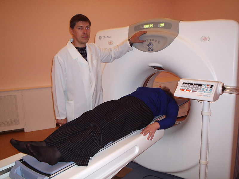 Компьютерная томография на спиральном томографе 